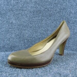 Cole‎ Haan Women Pump Heel Shoes Brown Leather Size 5.5 Medium
